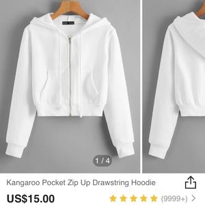 Shein Crop Hoodie